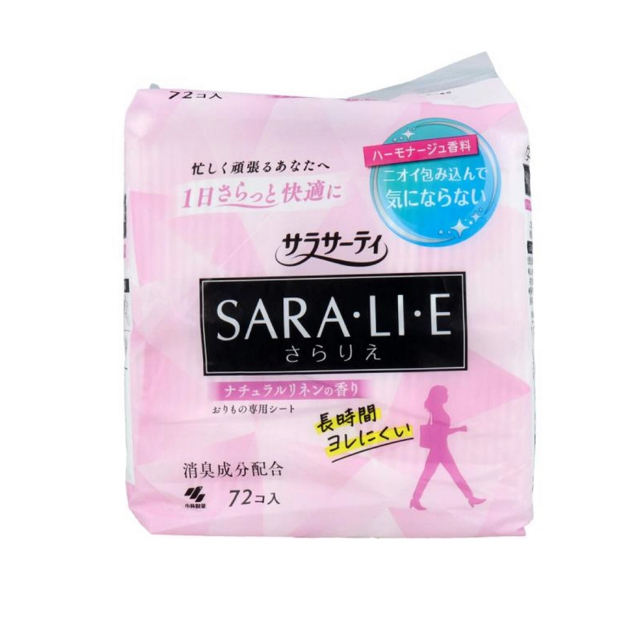 KOBAYASHI_Băng vệ sinh SARALIE hàng ngày hương vải lanh tự nhiên 72P